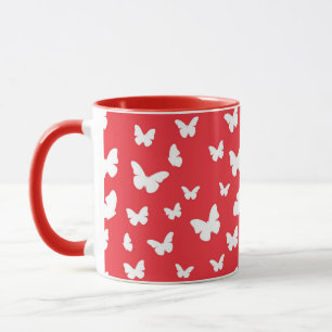 Schmetterlingsmuster Tasse