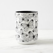 Schmetterlingsmuster Tasse (Zentrum)