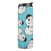 Schmetterlingsmuster Thermosbecher (Nach links gedreht)