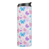 Schmetterlingsmuster Thermosbecher (Nach links gedreht)