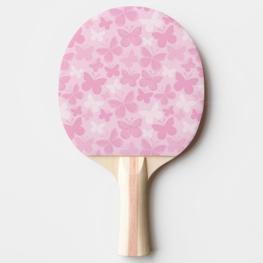 Schmetterlingsmuster Tischtennis Schläger (Vorderseite)