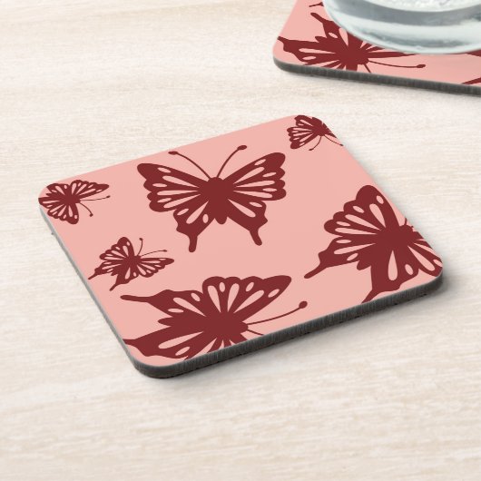 Schmetterlingsmuster Untersetzer (Linke Seite)