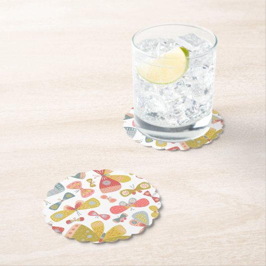 Schmetterlingsmuster Untersetzer (Vor Ort)