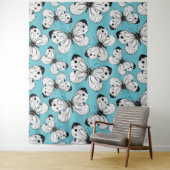 Schmetterlingsmuster Wandteppich (Beispiel)