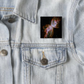 Schmetterlingsnebel Himmelsraumfoto Button (Beispiel)