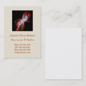 Schmetterlingsnebel in der Skorpiuskonstellation Telefonnummerkarte (Vorne/Hinten)