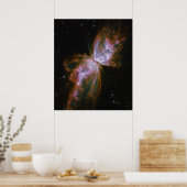 Schmetterlingsnebel NGC 6302 Poster (Küche)