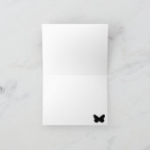 Schmetterlingsnotecard - Komma Karte (Innenseite)