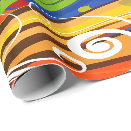 Schmetterlingspapier Art 19 Geschenkpapier (Rolleneckpunkt)