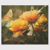 Schmetterlingspapier Art 32 Geschenkpapier (Flach)