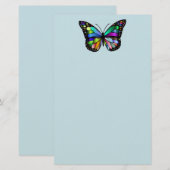 SCHMETTERLINGSPAPIER BRIEFPAPIER (Vorne/Hinten)