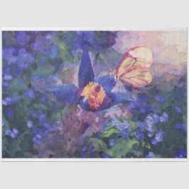 Schmetterlingspapier der Blume Seidenpapier