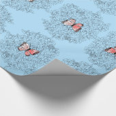 Schmetterlingspapier Geschenkpapier (Ecke)