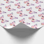 Schmetterlingspapier Geschenkpapier (Ecke)