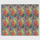 Schmetterlingspapier Geschenkpapier (Flach)