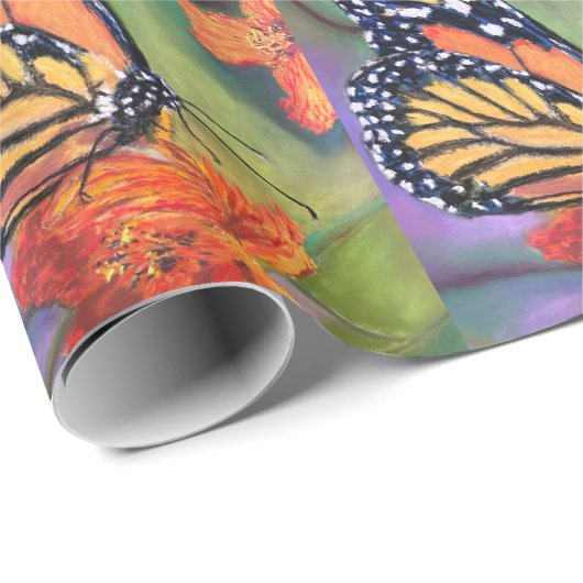 Schmetterlingspapier Geschenkpapier (Rolleneckpunkt)