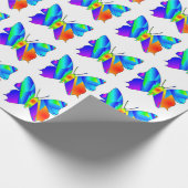 Schmetterlingspapier Geschenkpapier (Ecke)