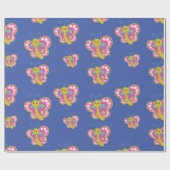 Schmetterlingspapier Geschenkpapier (Flach)