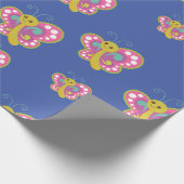 Schmetterlingspapier Geschenkpapier (Ecke)