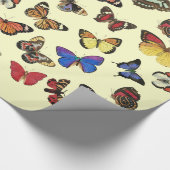 Schmetterlingspapier Geschenkpapier (Ecke)