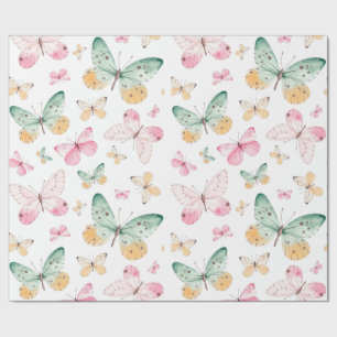 Schmetterlingspapier Geschenkpapier