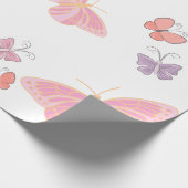Schmetterlingspapier Geschenkpapier (Ecke)