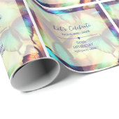 Schmetterlingspapier Geschenkpapier (Rolleneckpunkt)