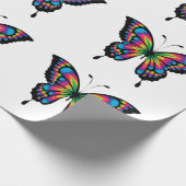 Schmetterlingspapier Geschenkpapier (Ecke)