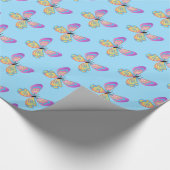Schmetterlingspapier Geschenkpapier (Ecke)