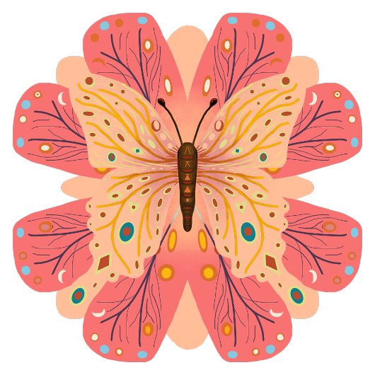 Schmetterlingspapier Geschenkpapier