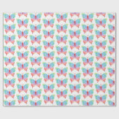 Schmetterlingspapier Geschenkpapier (Flach)