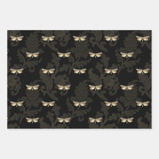 Schmetterlingspapier Geschenkpapier Set (Vorderseite 2)