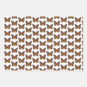 Schmetterlingspapier Geschenkpapier Set (Vorderseite)