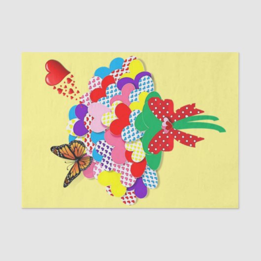 Schmetterlingspapier Seidenpapier (Vorderseite)