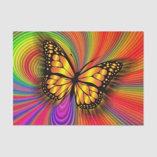 Schmetterlingspapier Seidenpapier (Vorderseite)