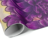 Schmetterlingspapier und Blume von HAS Juwelen Geschenkpapier (Rolleneckpunkt)