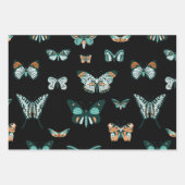 Schmetterlingspapierblätter für Contessa Geschenkpapier Set (Vorderseite 3)