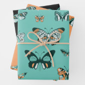 Schmetterlingspapierblätter für Contessa Geschenkpapier Set (Beispiel)