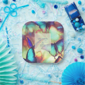 Schmetterlingspapierplatte Pappteller (Party)