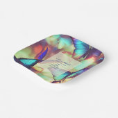 Schmetterlingspapierplatte Pappteller (Gewinkelt)