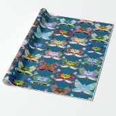 Schmetterlingsparade-Geschenkpapier Ein Flug der Geschenkpapier (Ungerollt)