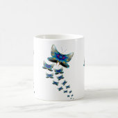 Schmetterlingsparade-Tasse – Lebendiger Flug in Fa Kaffeetasse (Mittel)