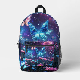 Schmetterlingsparadies Bedruckter Rucksack