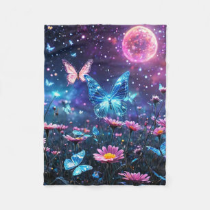 Schmetterlingsparadies Fleecedecke