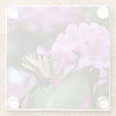 Schmetterlingsparadies Glasuntersetzer (Rückseite)