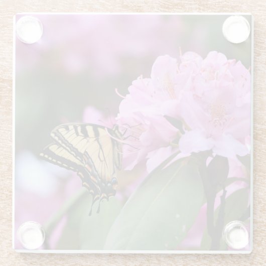 Schmetterlingsparadies Glasuntersetzer (Rückseite)