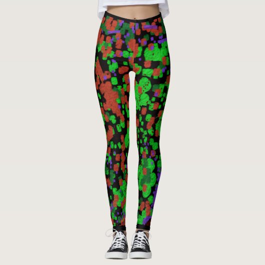 Schmetterlingsparadies-Leggings Leggings (Vorderseite)