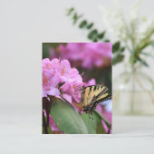 Schmetterlingsparadies Postkarte (Stehend Vorderseite)