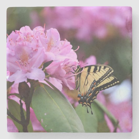 Schmetterlingsparadies Steinuntersetzer (Vorderseite)