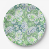 Schmetterlingsplatte Hochzeit/Dusche Pappteller (Vorderseite)